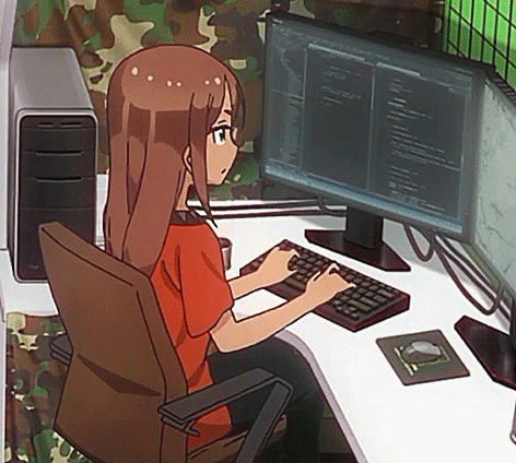 Typing animation