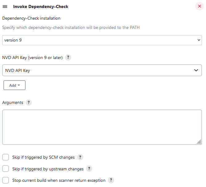 builder configuration