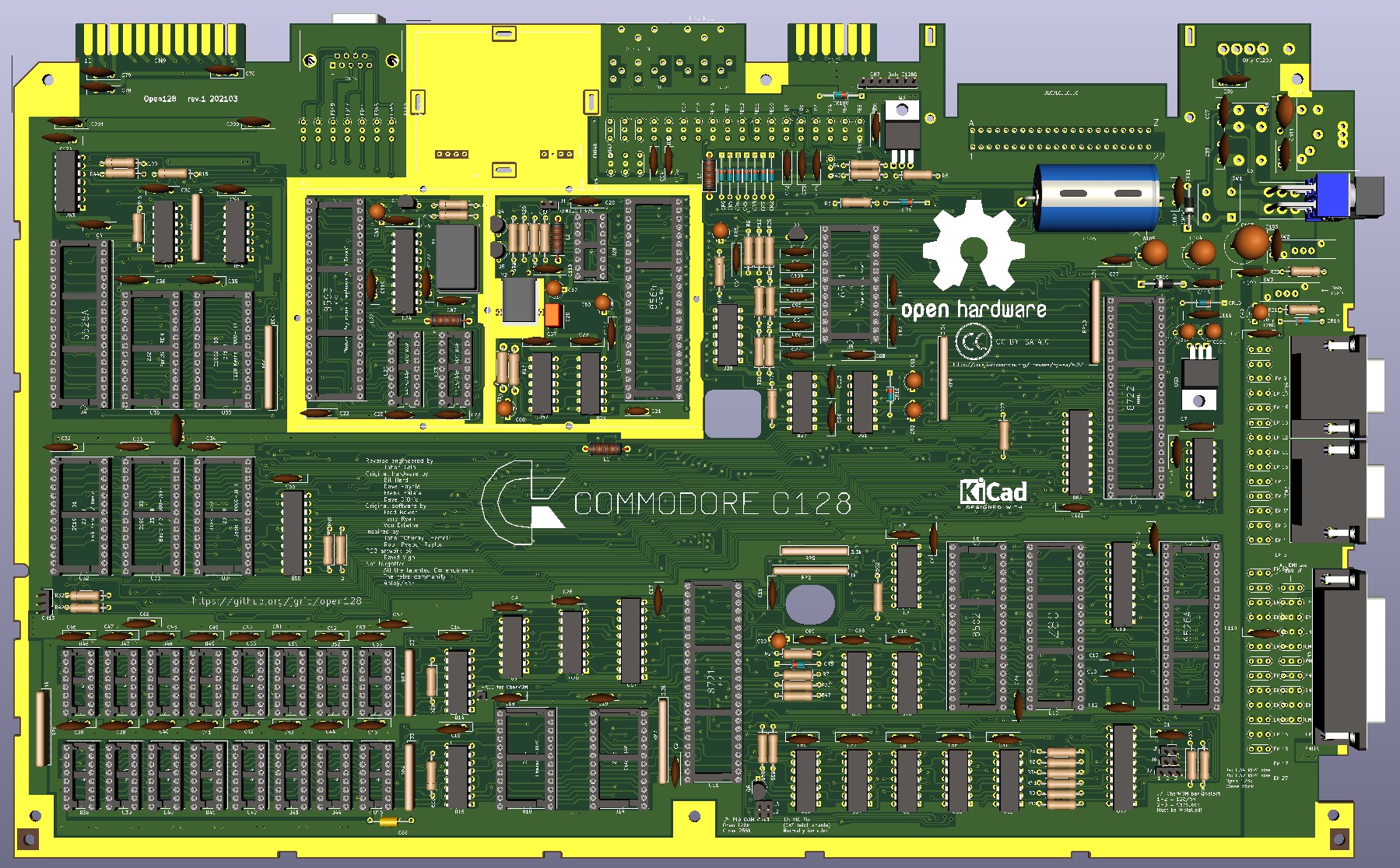 Render of PCB