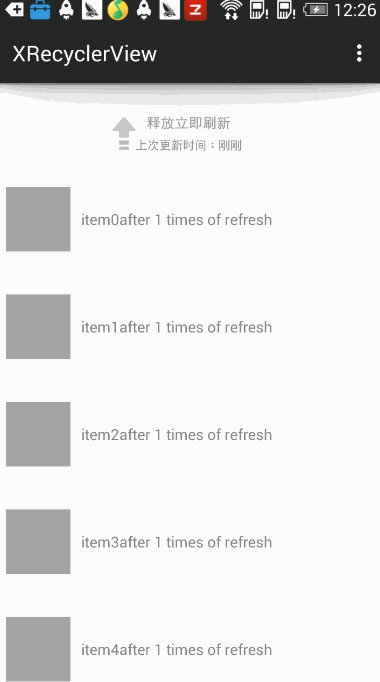 XRecyclerView