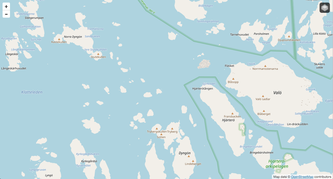 Archipelagos of Fjällbacka using OSM-carto