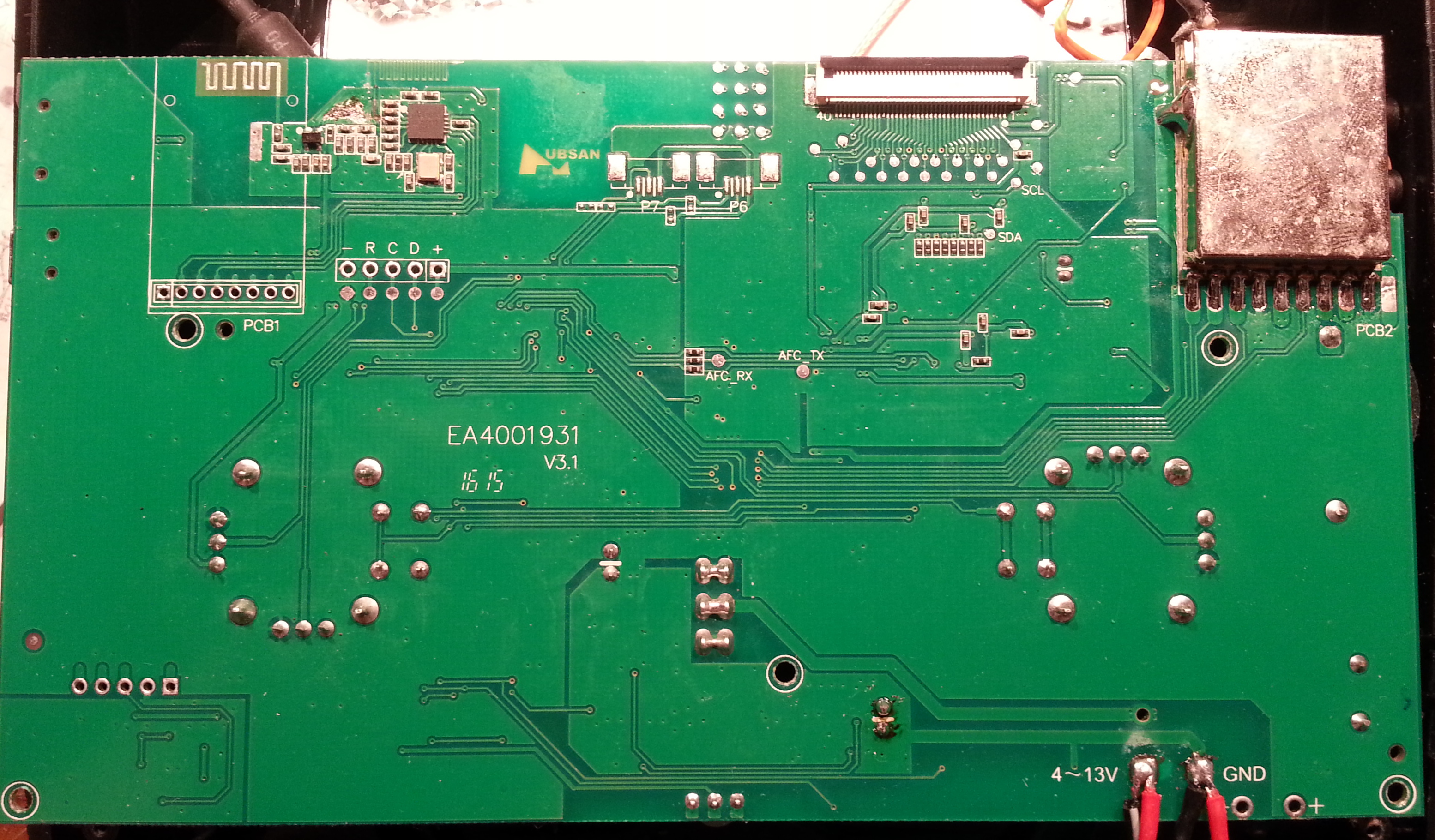 H107D TX PCB bottom