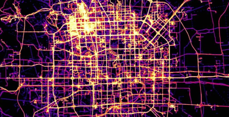 Geolife data at city scale