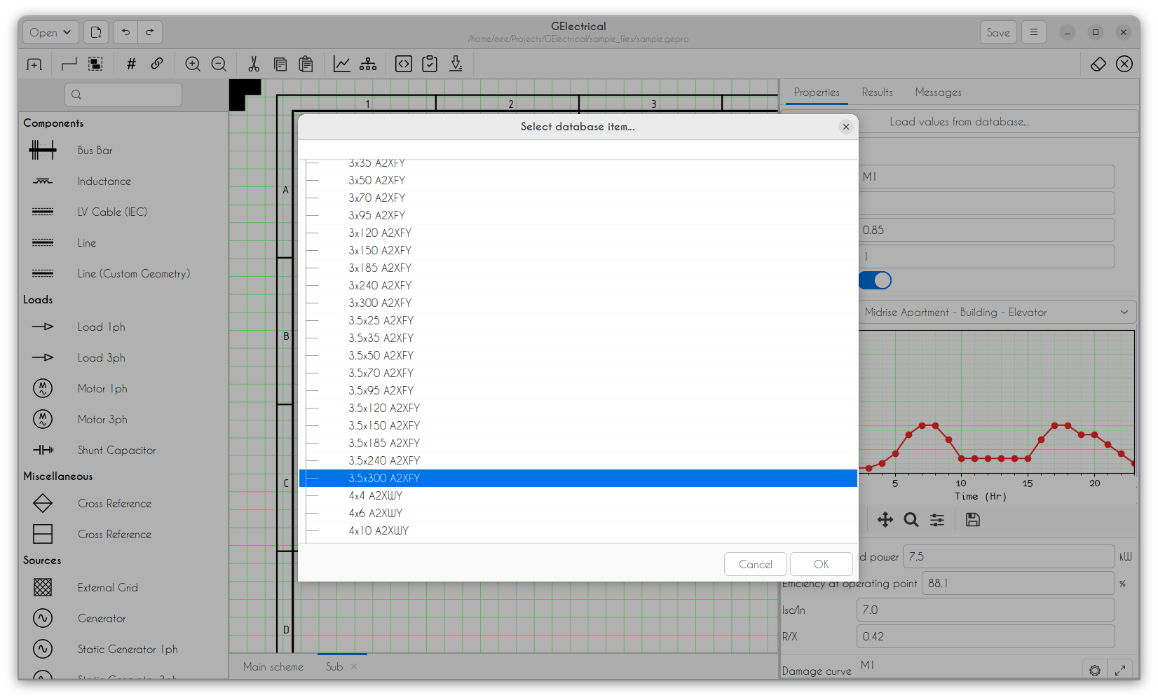 Database display