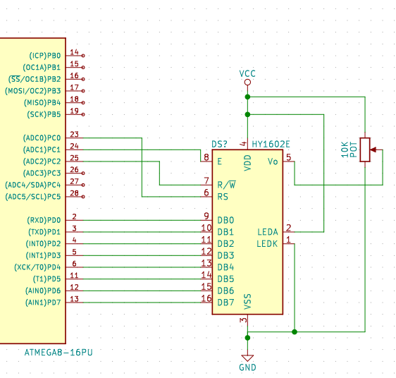 atmega8 wiring