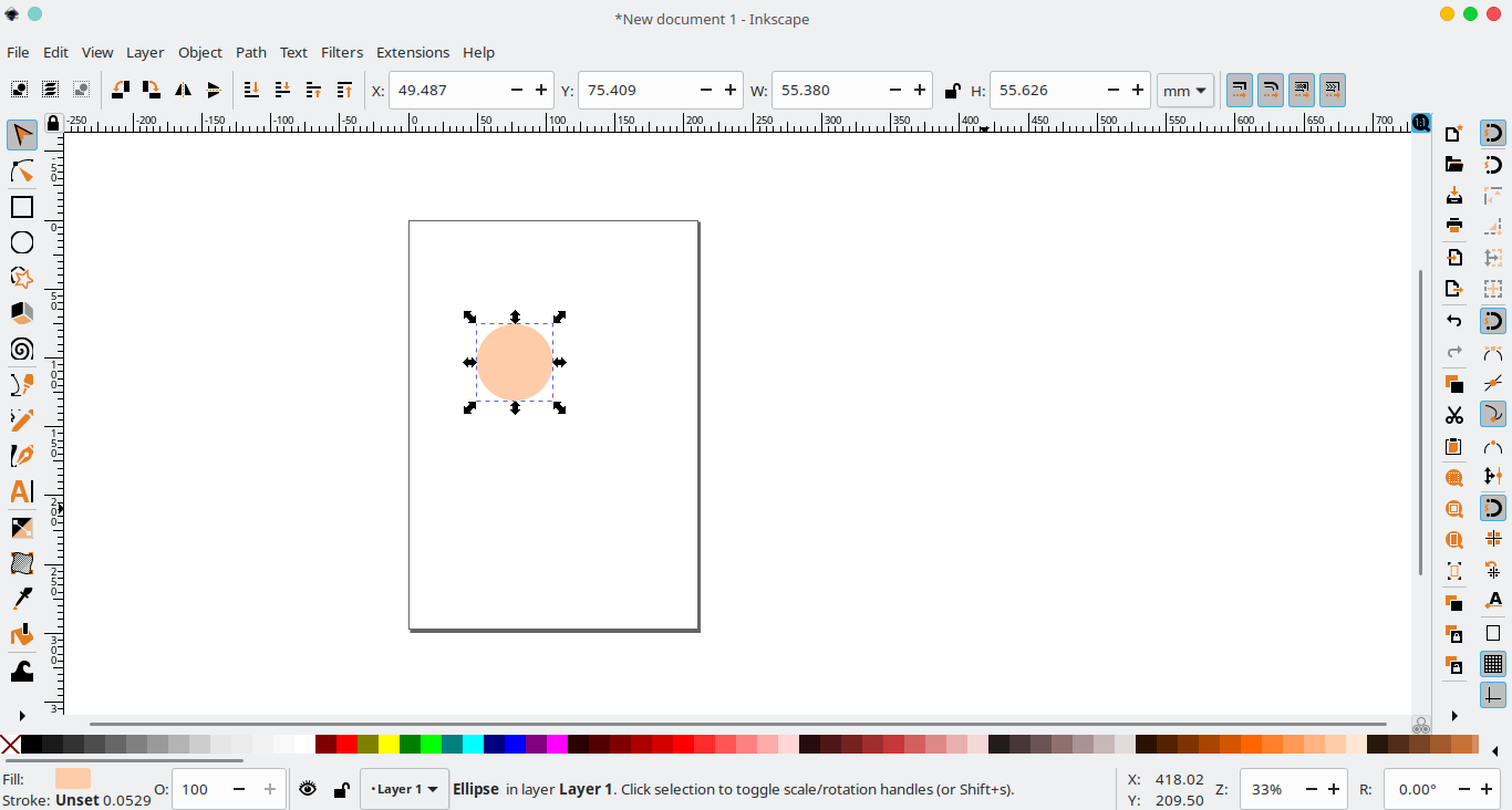 orange icons Inkscape