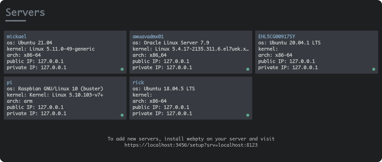 WebFleet server