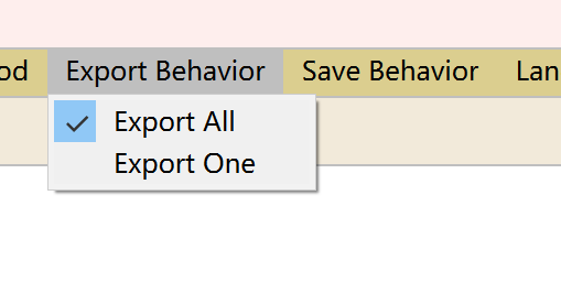 savebehavior