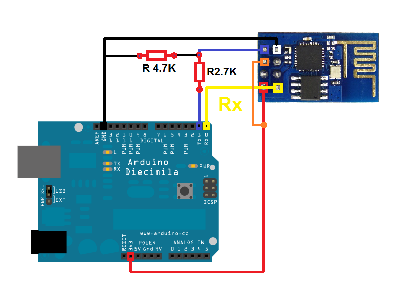 arduino wiring with logic converter