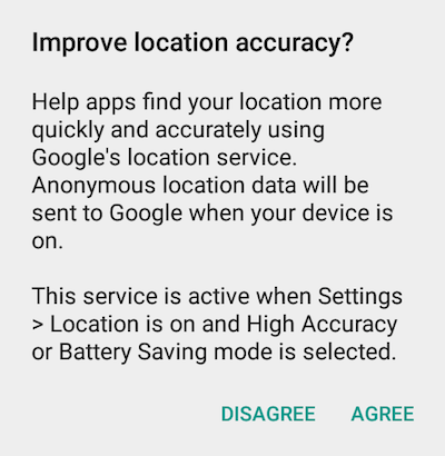 Improve location accuracy