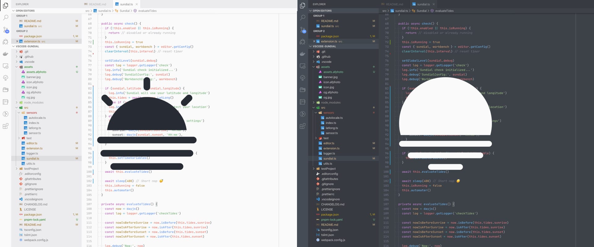 VSCode Sundial