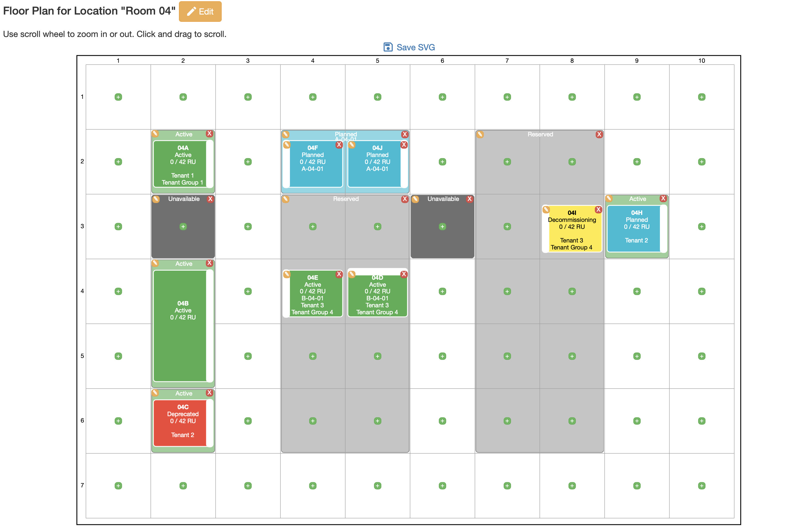 A sample floor plan