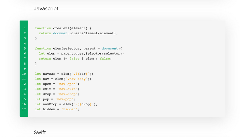 Syntax Highlighting