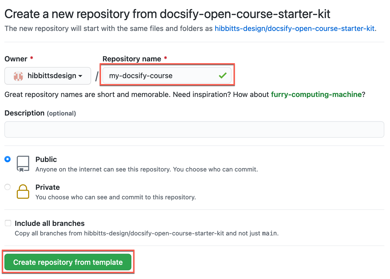  Docsify Open Course Starter Kit - Install Page 2