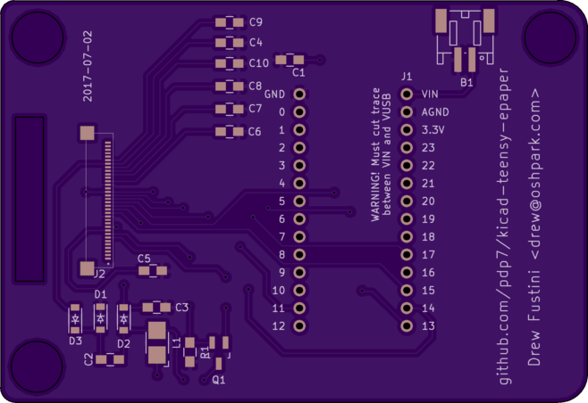 Preview of PCB top side