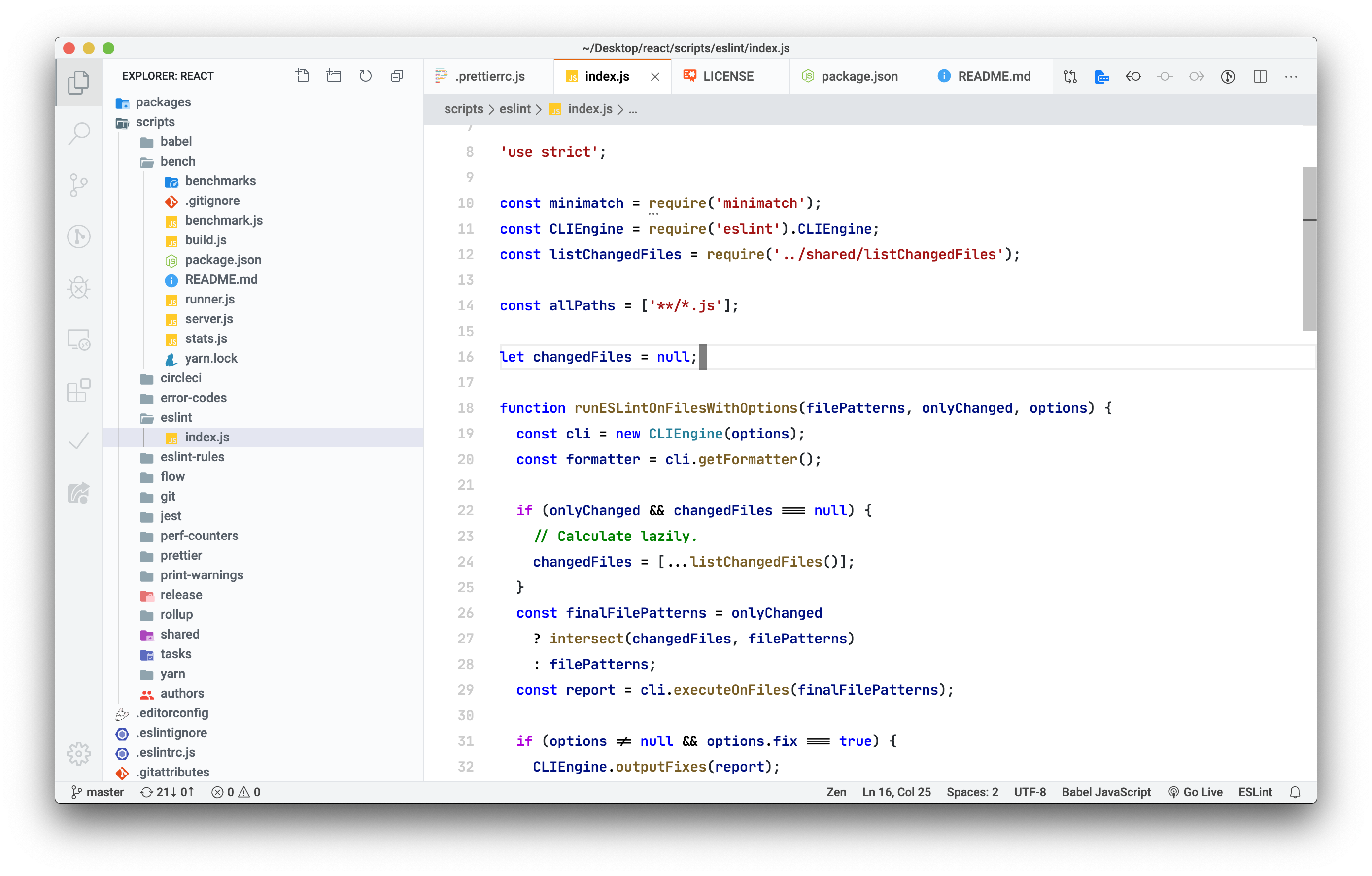 Light+ Tweaked – Syntax highlight: Javascript