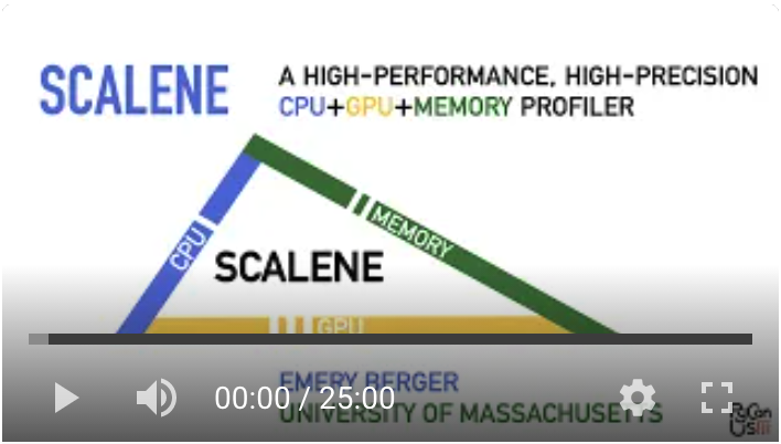 Scalene presentation at PyCon 2021