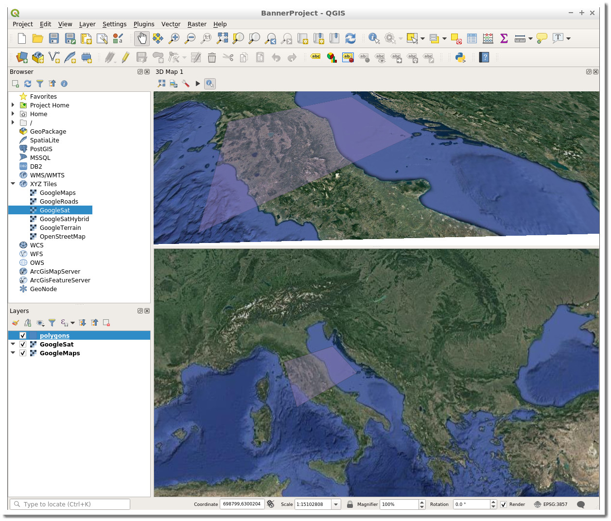 qgis_desktop_docker screenshot