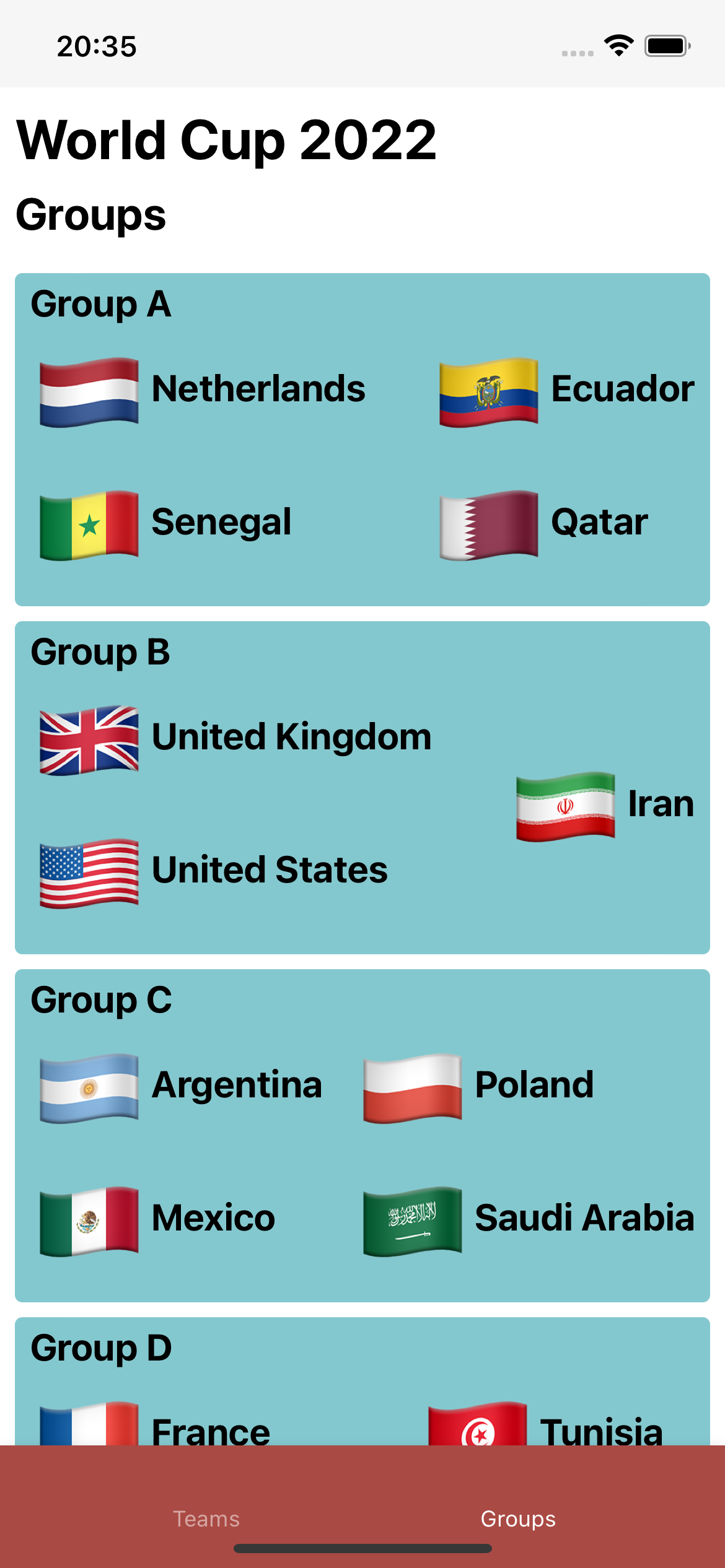 Groups