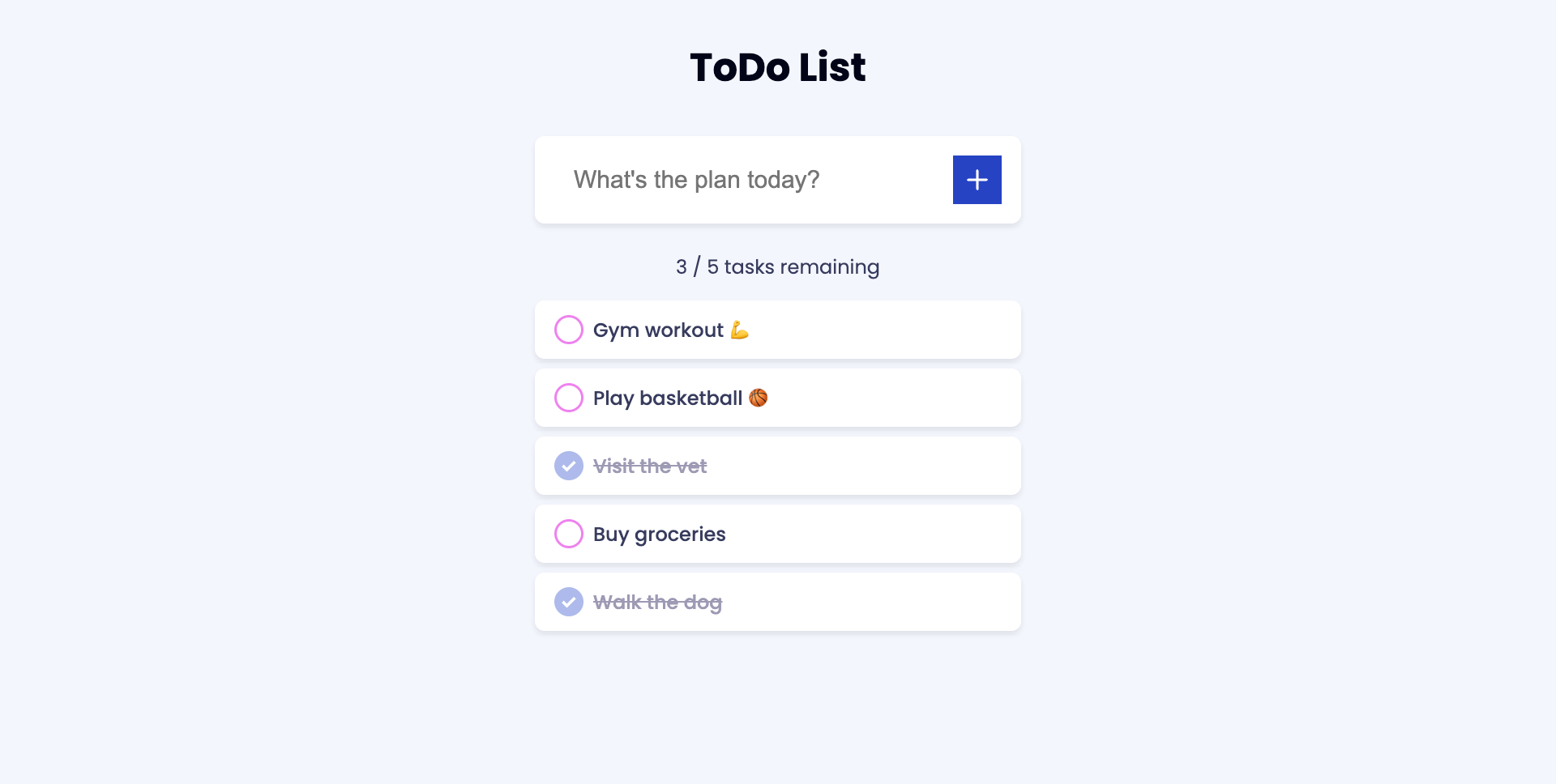 ToDo List