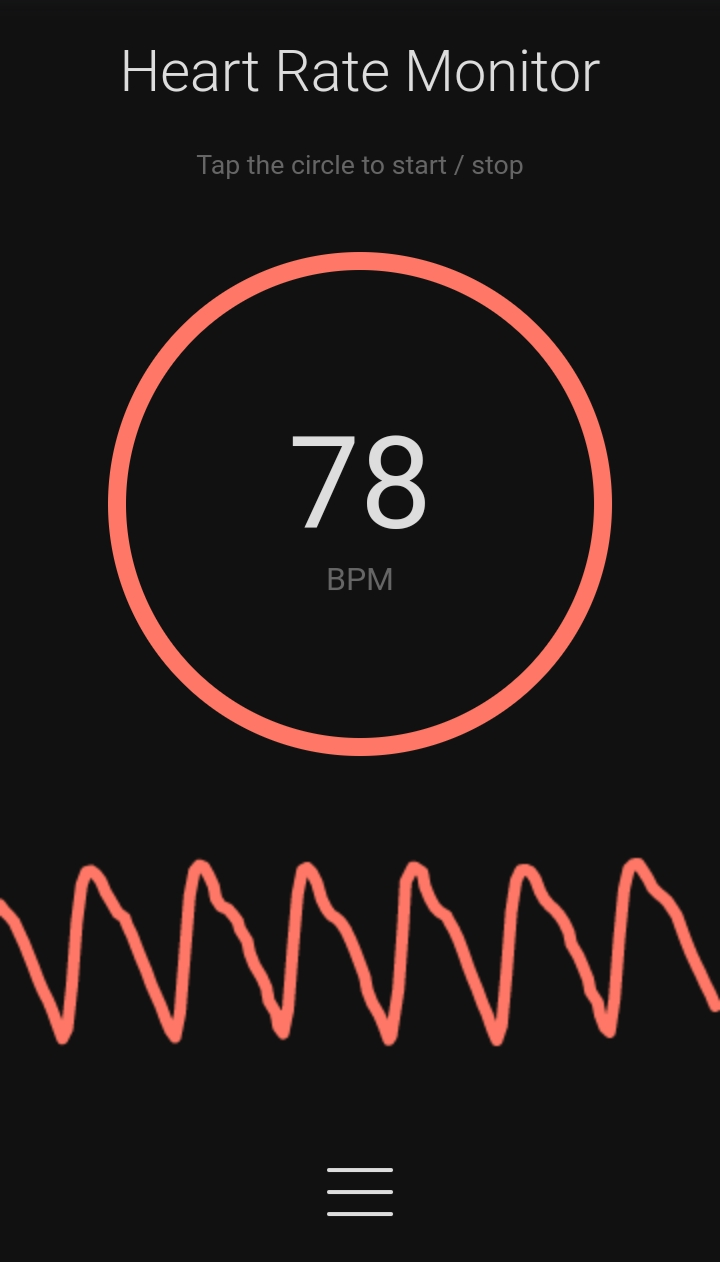 Heart Rate Monitor Screenshot