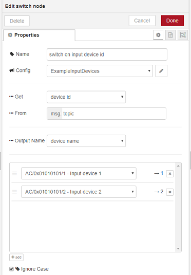 Switch Node