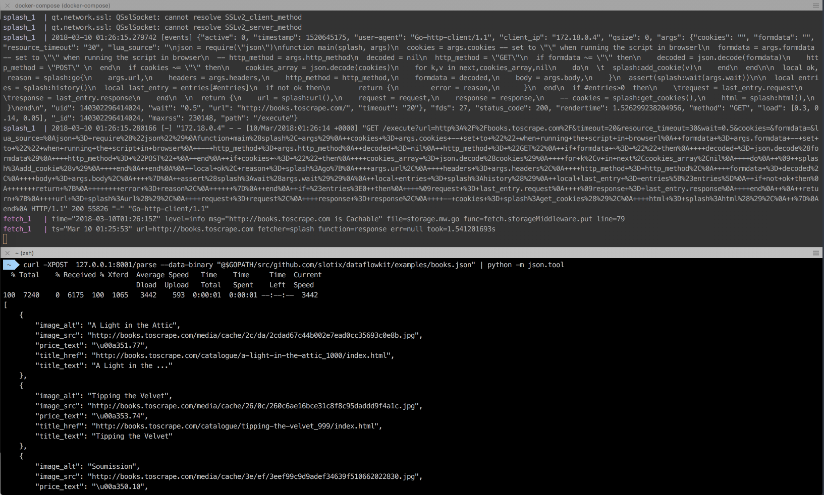 IMAFGE ALT CLI Dataflow kit web scraping framework