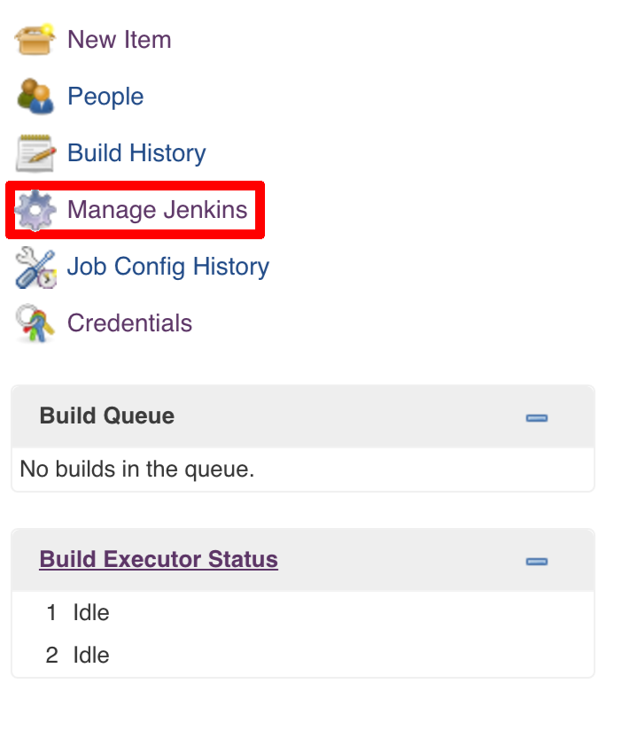 manage jenkins