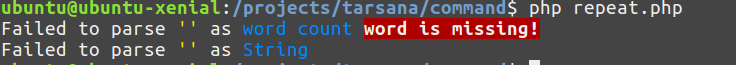 Parse error example