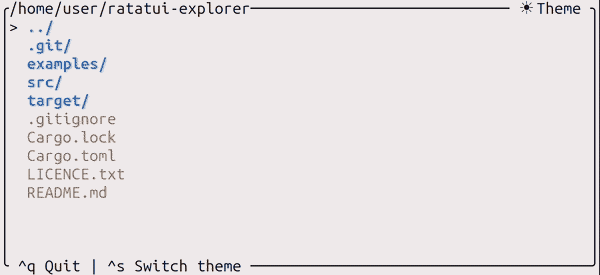 theme switching demonstration