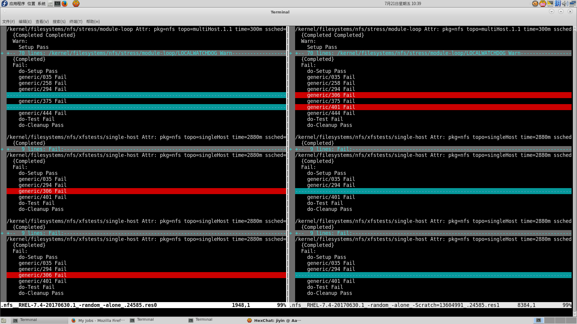 bkr test diff1