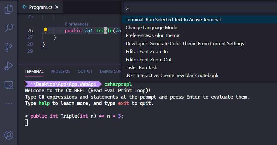 Visual Studio Code screenshot