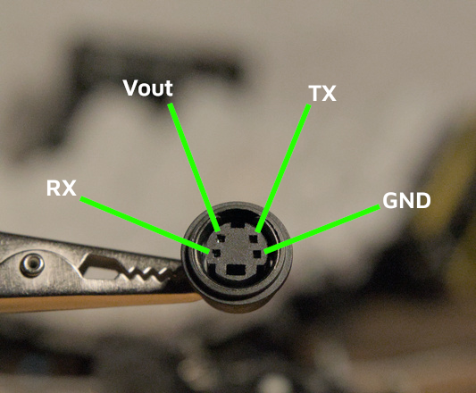 4-pin mini-DIN pinout