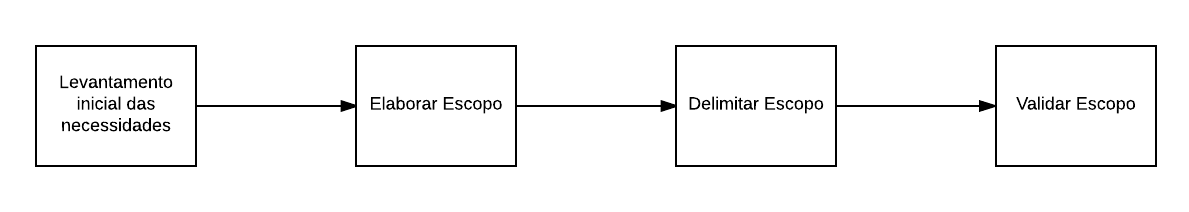 Processo definição do escopo