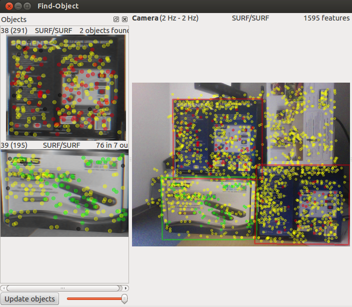 Detection of multiple occurrences of the same object