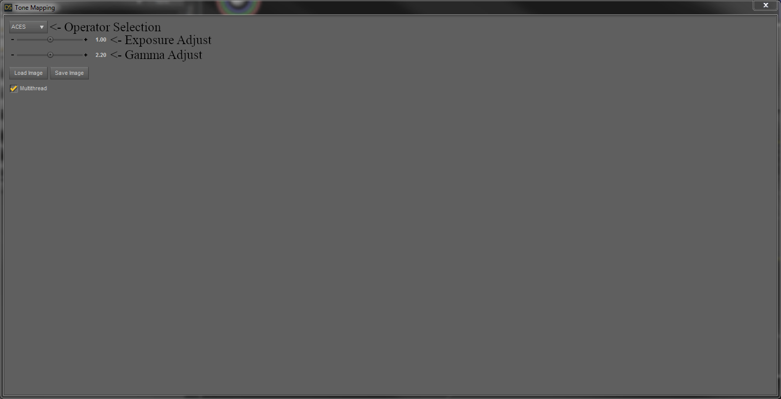 Tone Mapping Window